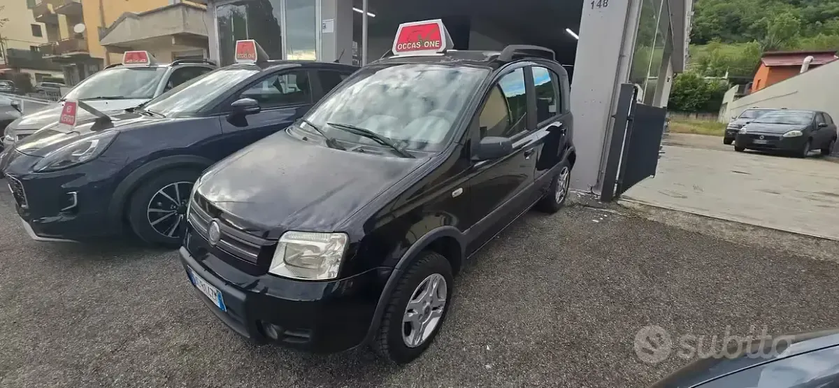 Usata Fiat Panda 4x4 69 CV (50 kW) 2003 Nero Utilitaria