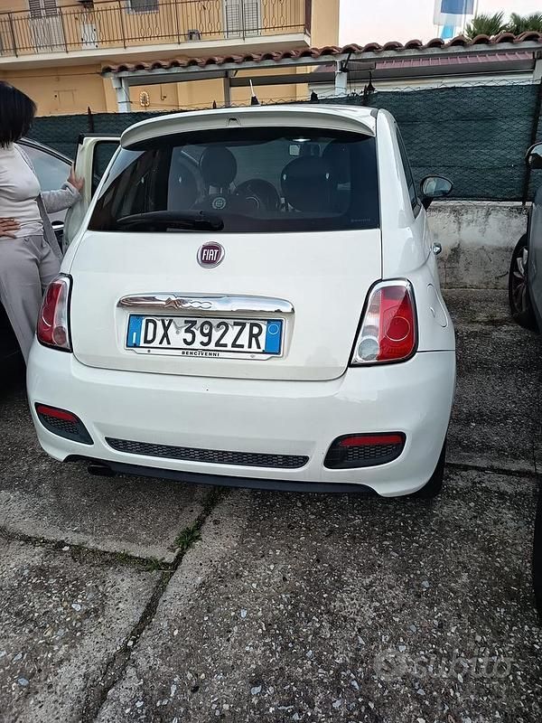 Usata Fiat 500 2009 Bianco Cabrio