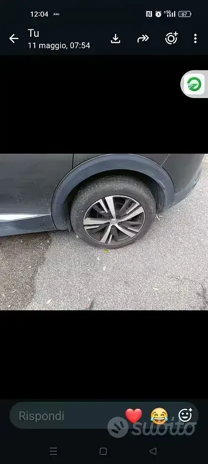 Usata Peugeot 3008 GT-line 120 CV (88 kW) 2017 Grigio SUV