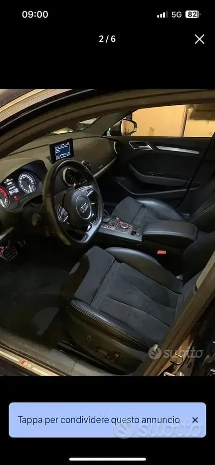 Usata Audi S3 300 CV (220 kW) 2014 Bluazzurro Berlina