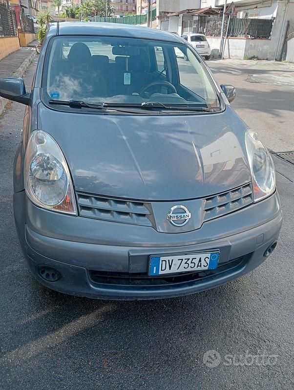 Usata Nissan Note 103 CV (75 kW) 2009 Grigio Monovolume