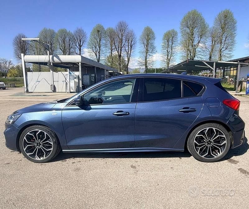 Usata Ford Focus ST-Line 150 CV (110 kW) 2019 Blu/azzurro Berlina