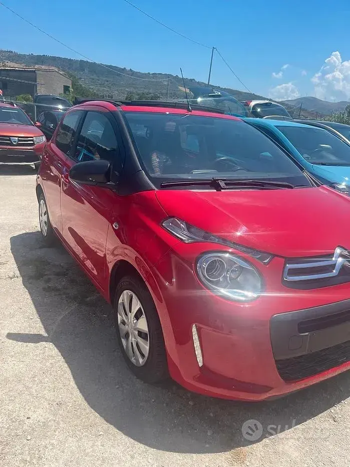 Usata Citroën C1 Feel 69 CV (50 kW) 2016 Rosso Utilitaria