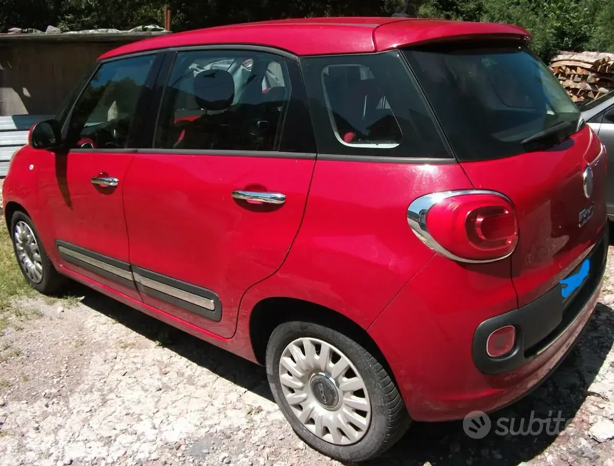Usata Fiat 500L 85 CV (62 kW) 2014 Rosso Monovolume
