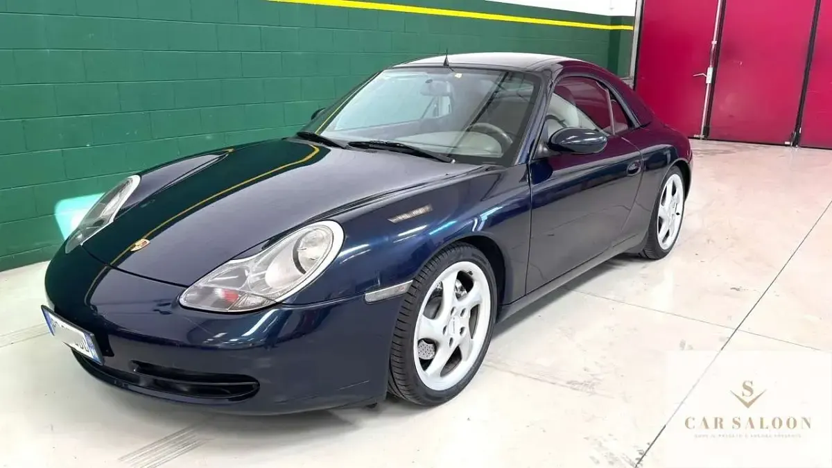 Usata Porsche 911 Carrera Cabriolet 300 CV (220 kW) 1999 Blu/azzurro Cabrio