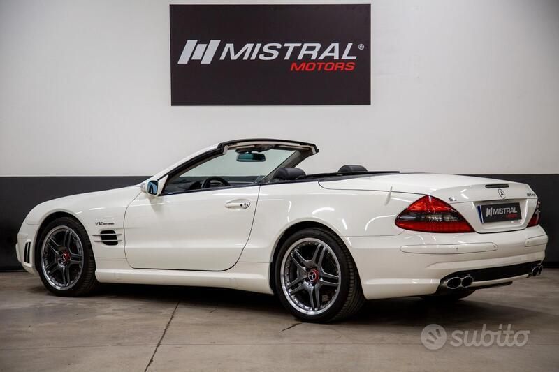 Usata Mercedes SL65 AMG AMG 612 CV (450 kW) 2007 Bianco Cabrio