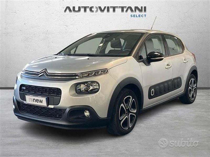 Usata Citroën C3 PureTech 82 CV (60 kW) 2017 Grigio chiaro Berlina