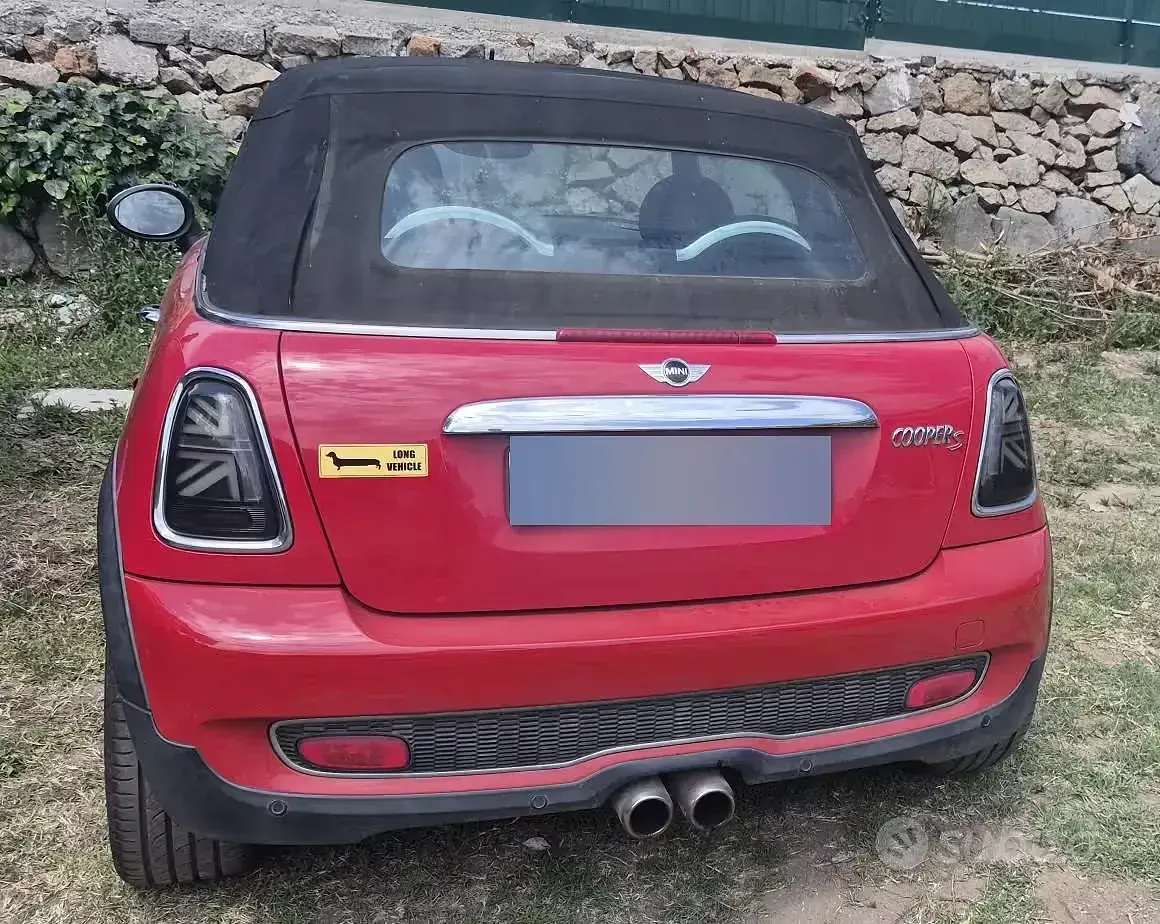 Usata Mini Cooper S Cabriolet 175 CV (128 kW) 2009 Rosso Cabrio