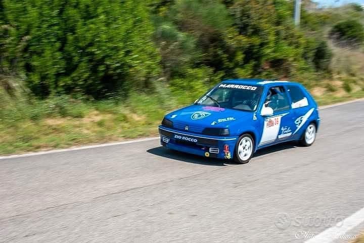 Usata Peugeot 106 98 CV (72 kW) 1995 Blu Utilitaria