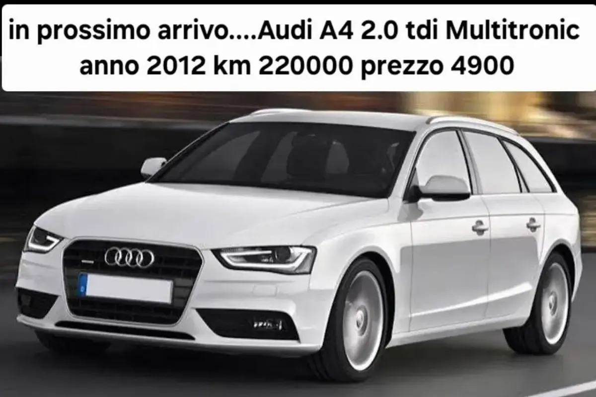Usata Audi A4 Ambiente 142 CV (104 kW) 2012 Bianco Station wagon