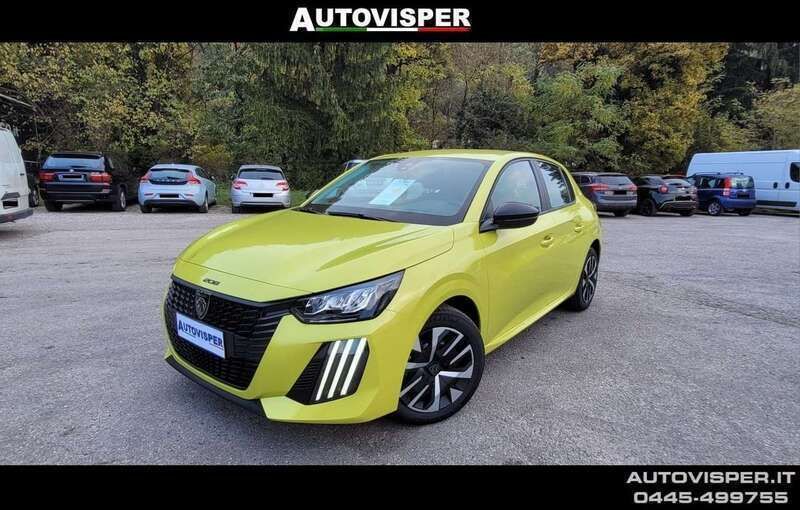 Usata Peugeot 208 Style 101 CV (74 kW) 2024 Giallo Utilitaria