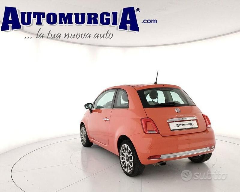 Usata Fiat 500 69 CV (50 kW) 2017 Arancione Utilitaria