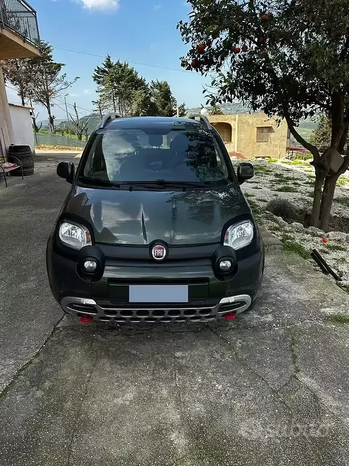 Usata Fiat Panda Cross Cross 85 CV (62 kW) 2019 Verde Utilitaria