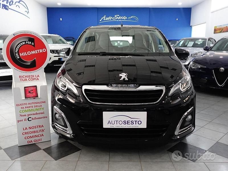 Nero Usata 2021 Peugeot 108 Allure Due volumi | 11.500 € (Cara) - Immagine 1/4