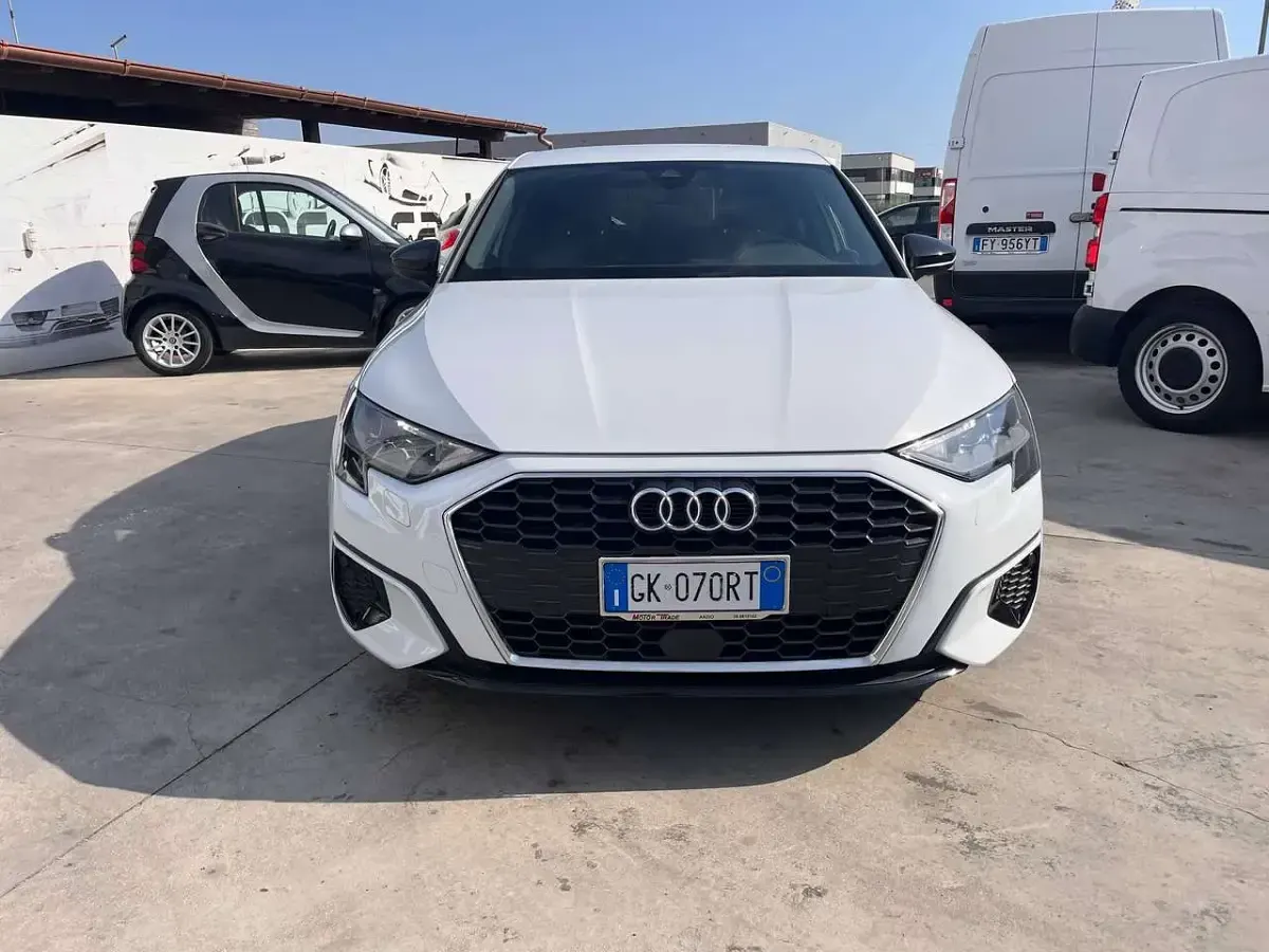 Usata Audi A3 Advanced 150 CV (110 kW) 2022 Bianco Berlina