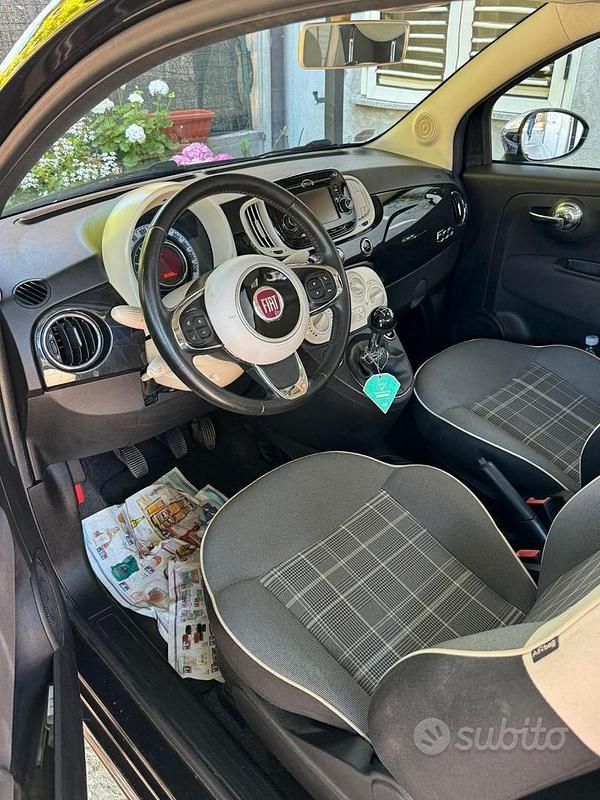 Usata Fiat 500 95 CV (69 kW) 2018 Nero Utilitaria