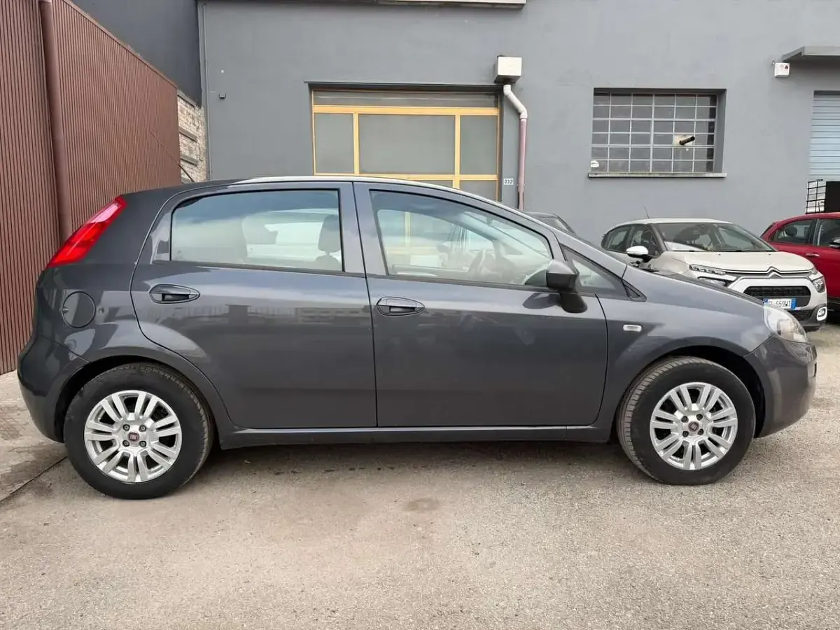Usata Fiat Punto Lounge 69 CV (50 kW) 2016 Grigio Utilitaria