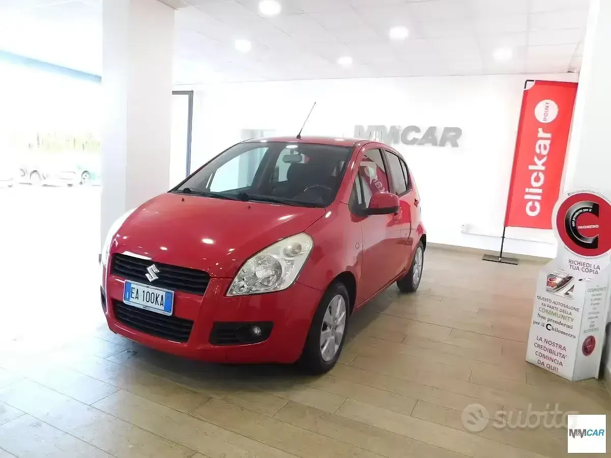 Usata Suzuki Splash GLS 86 CV (63 kW) 2009 Rosso Utilitaria