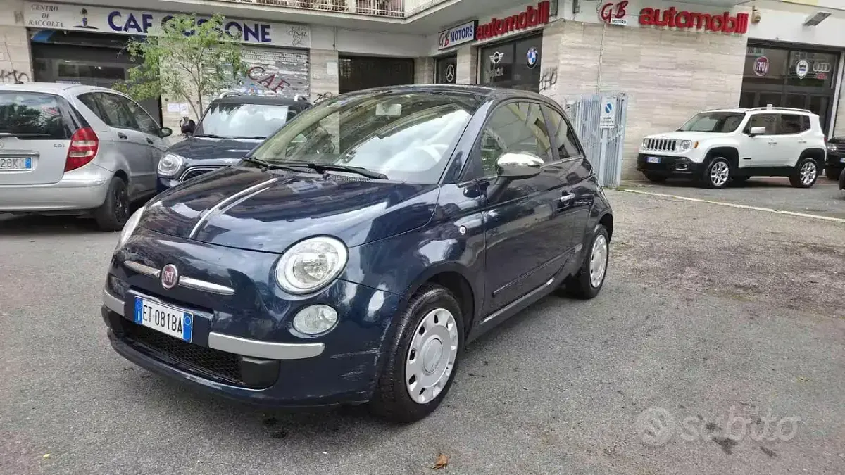 Usata Fiat 500 Lounge 69 CV (50 kW) 2013 Blu Utilitaria