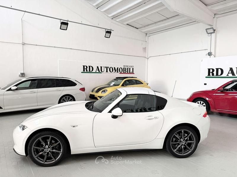 Usata Mazda MX5 160 CV (117 kW) 2018 Bianco perlato Cabrio