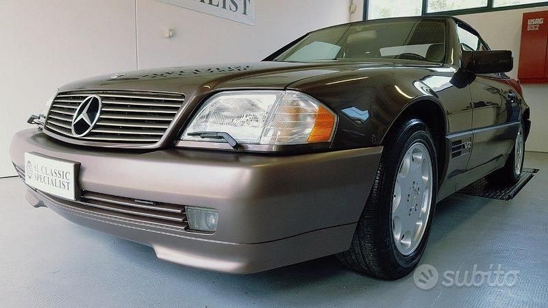Usata Mercedes SL600 394 CV (289 kW) 1993 Marrone metallizzato Cabrio
