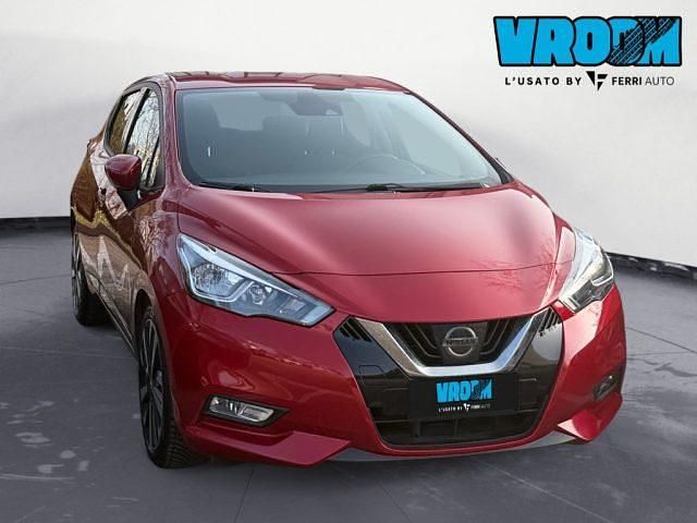 Usata Nissan Micra N-Connecta 90 CV (66 kW) 2019 Rosso Utilitaria