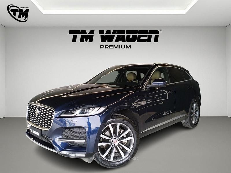 Usata Jaguar F-Pace 204 CV (150 kW) 2022 Blu SUV