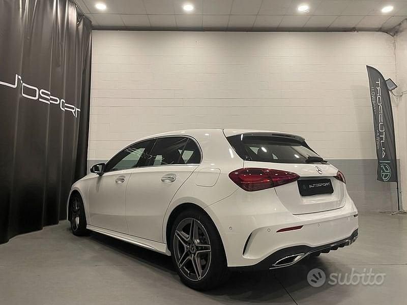 Usata Mercedes A200 AMG line 163 CV (119 kW) 2023 Bianco Berlina