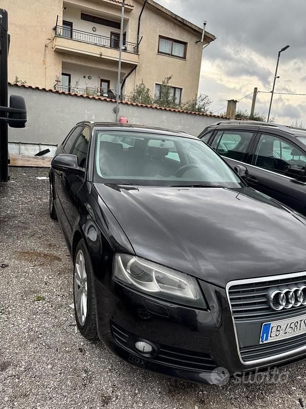 Usata Audi A3 Attraction 169 CV (124 kW) 2010 Nero Utilitaria
