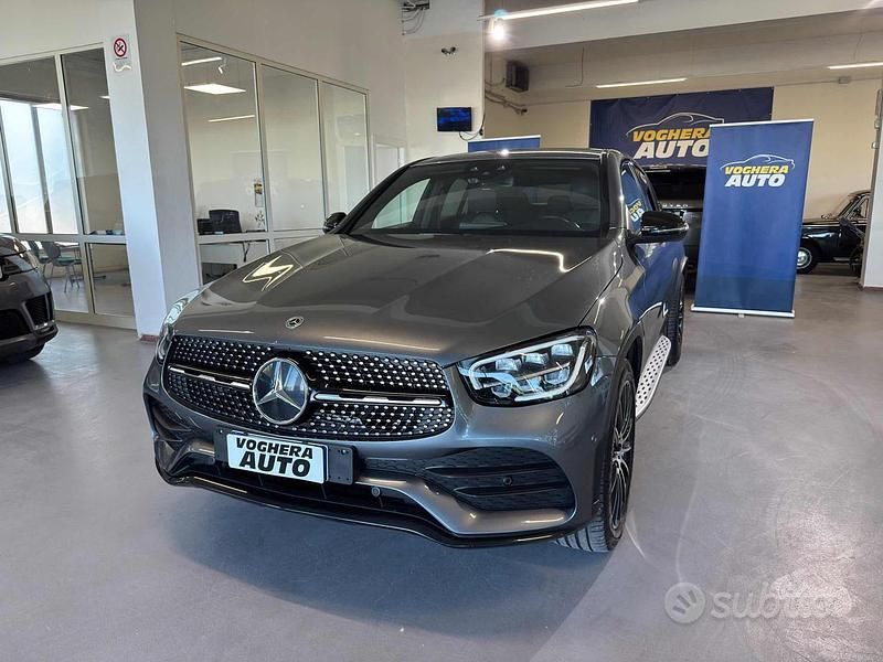Usata Mercedes GLC220 Premium 194 CV (142 kW) 2020 Grigio scuro Coupé