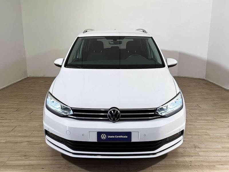 Usata VW Touran Executive 150 CV (110 kW) 2021 Pure white Monovolume