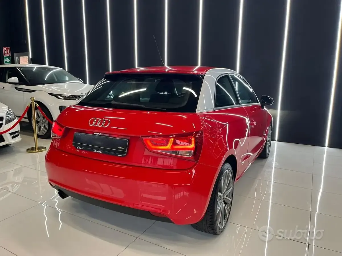 Usata Audi A1 Ambition 86 CV (63 kW) 2011 Rosso Utilitaria