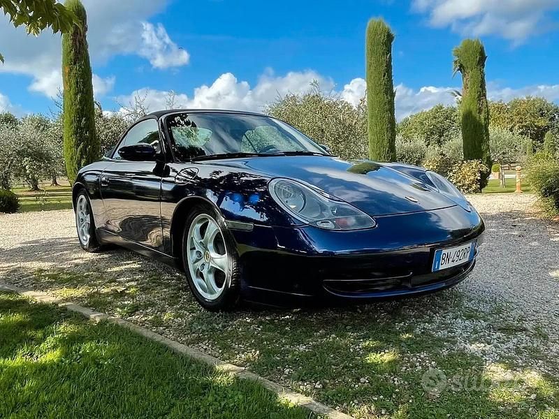 Usata Porsche 911 Carrera 4 Cabriolet 2000 Blu Cabrio