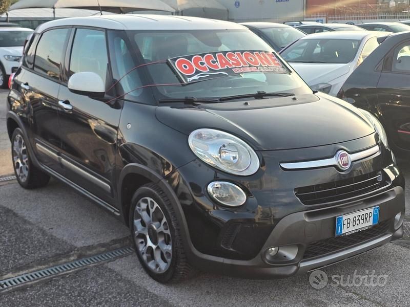 Usata Fiat 500L Trekking 120 CV (88 kW) 2014 Nero Monovolume