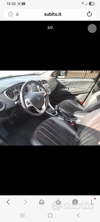 Usata Lancia Delta 165 CV (121 kW) 2009 Nero Utilitaria