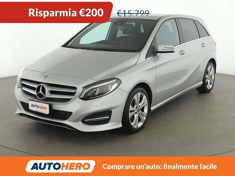 Usata Mercedes B180 AMG 110 CV (80 kW) 2018 Argento Monovolume