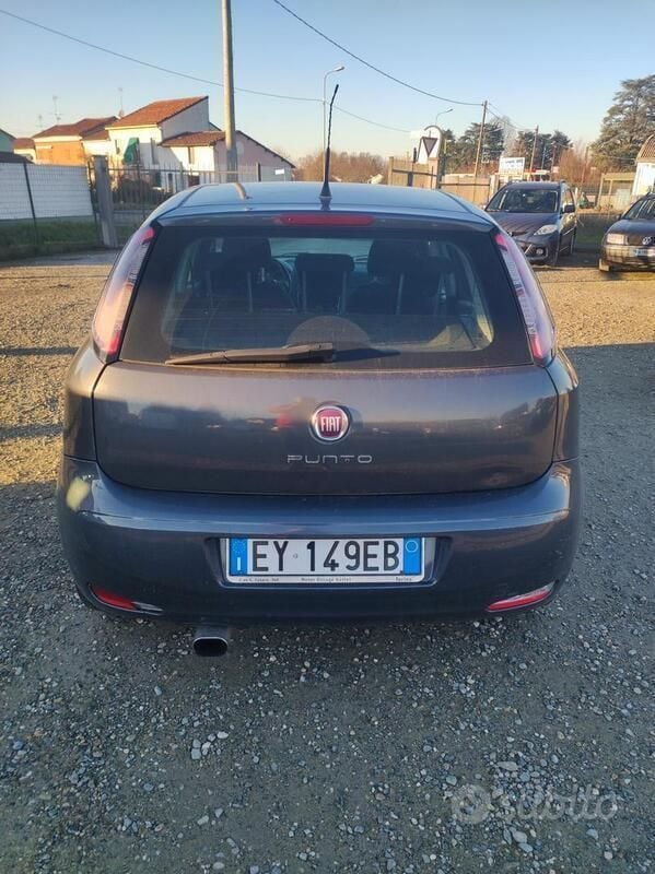 Usata Fiat Punto Lounge 75 CV (55 kW) 2014 Grigio Utilitaria