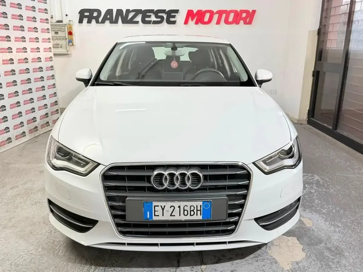 Usata Audi A3 Ambiente 110 CV (80 kW) 2014 Bianco Berlina