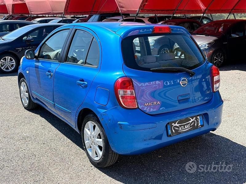 Usata Nissan Micra Tekna 80 CV (58 kW) 2011 Blu Utilitaria