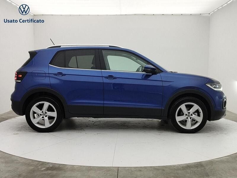 Usata VW T-Cross Advance 110 CV (80 kW) 2021 Blu SUV