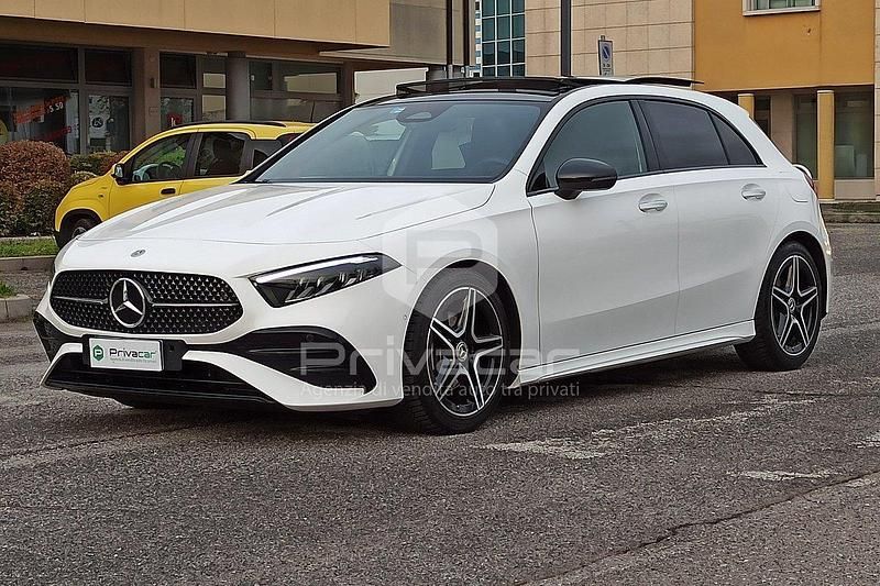 Usata Mercedes A180 AMG Line Premium Plus 136 CV (100 kW) 2023 Bianco Berlina