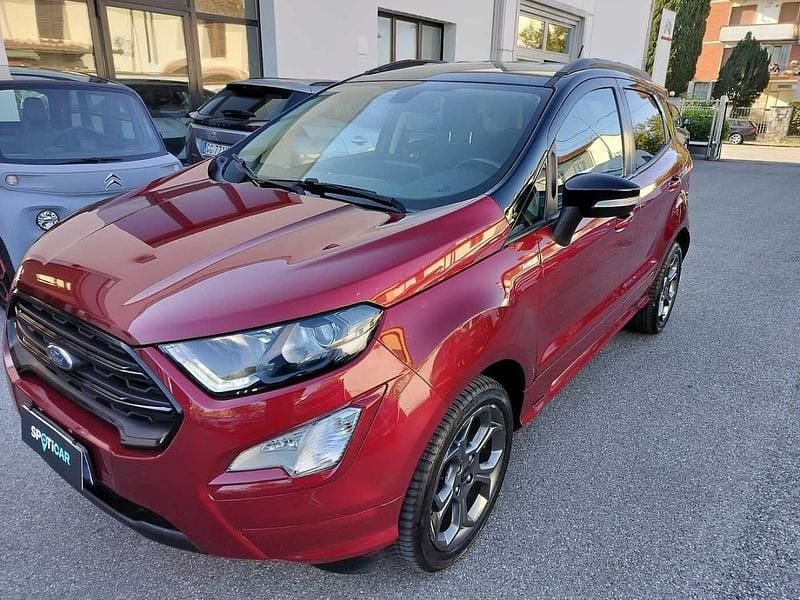 Usata Ford Ecosport ST-Line 125 CV (91 kW) 2018 Rosso SUV
