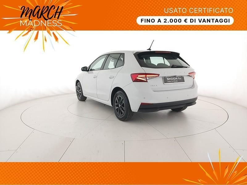 Usata Skoda Fabia 95 CV (69 kW) 2025 Bianco luna metallizzato Utilitaria