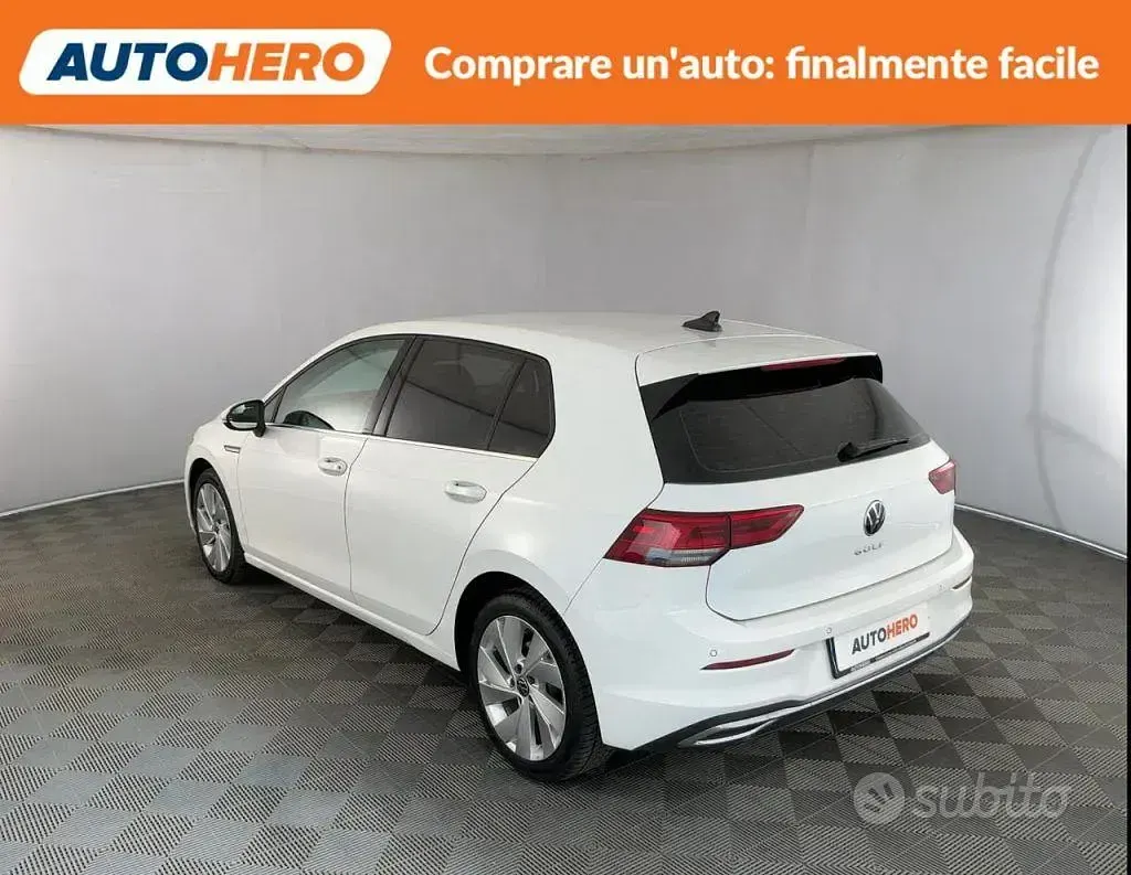 Usata VW Golf VII Style 150 CV (110 kW) 2021 Bianco Utilitaria