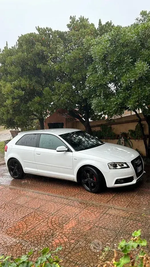 Usata Audi A3 S-Line 170 CV (125 kW) 2012 Bianco Utilitaria