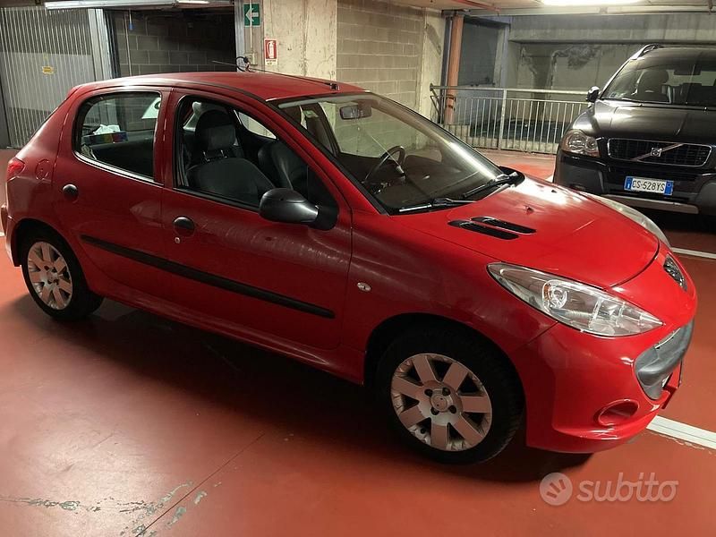 Usata Peugeot 206 60 CV (44 kW) 2009 Rosso Berlina
