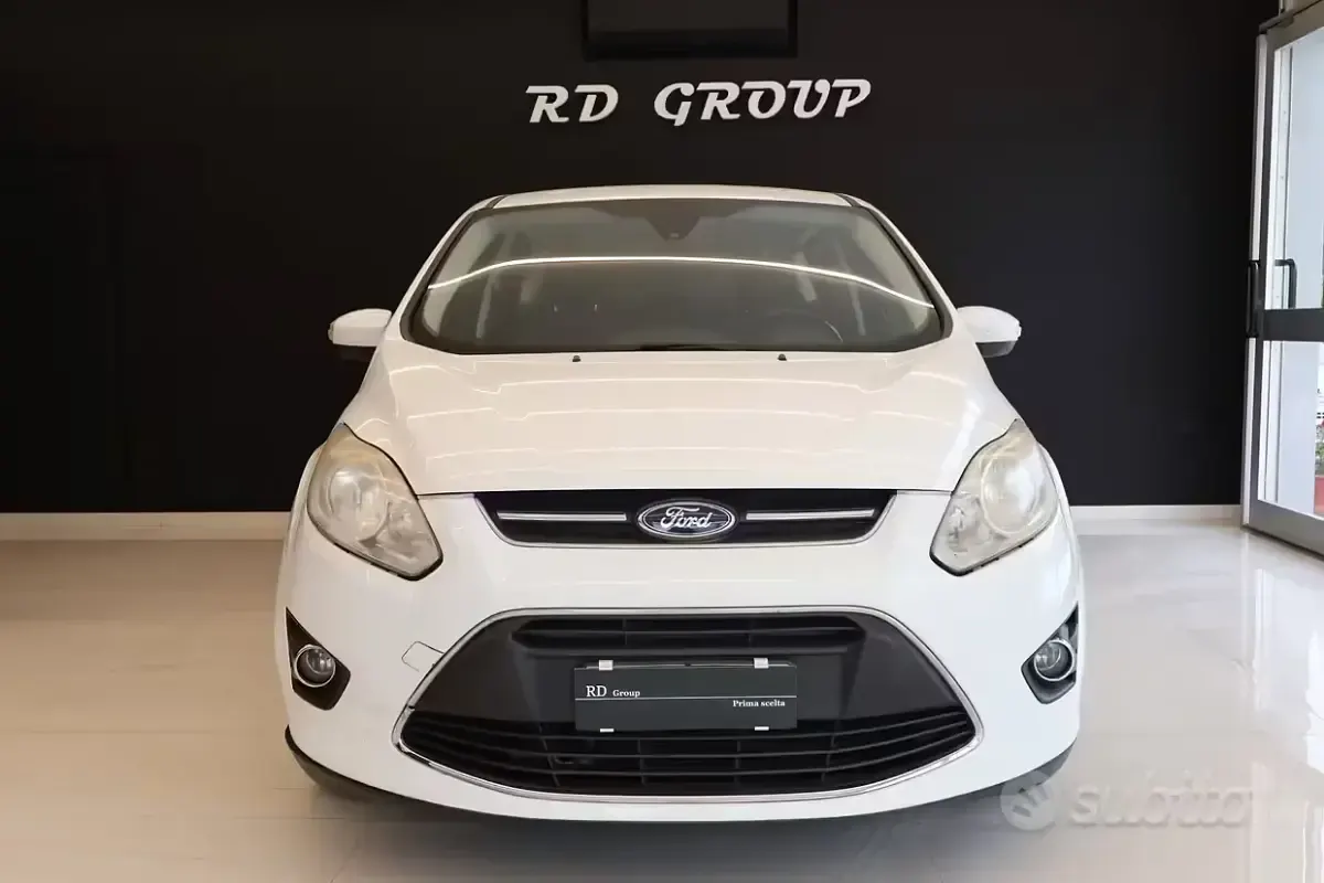 Usata Ford C-MAX Titanium 95 CV (69 kW) 2013 Bianco Monovolume