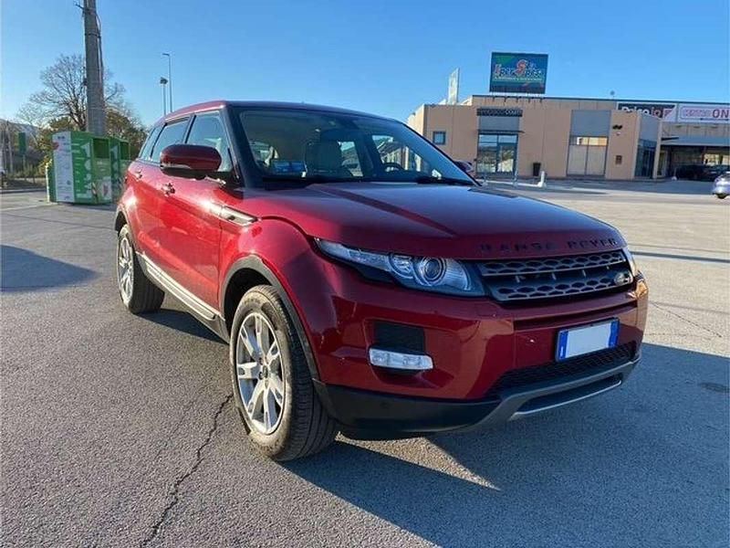 Rosso Usata 2013 Land Rover Range Rover evoque Pure SUV | 13.900 € (Molto cara) - Immagine 1/4