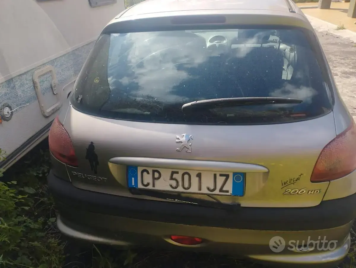 Usata Peugeot 206 2004 Grigio Utilitaria