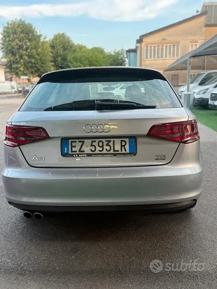 Usata Audi A3 Ambiente 150 CV (110 kW) 2015 Grigio Berlina